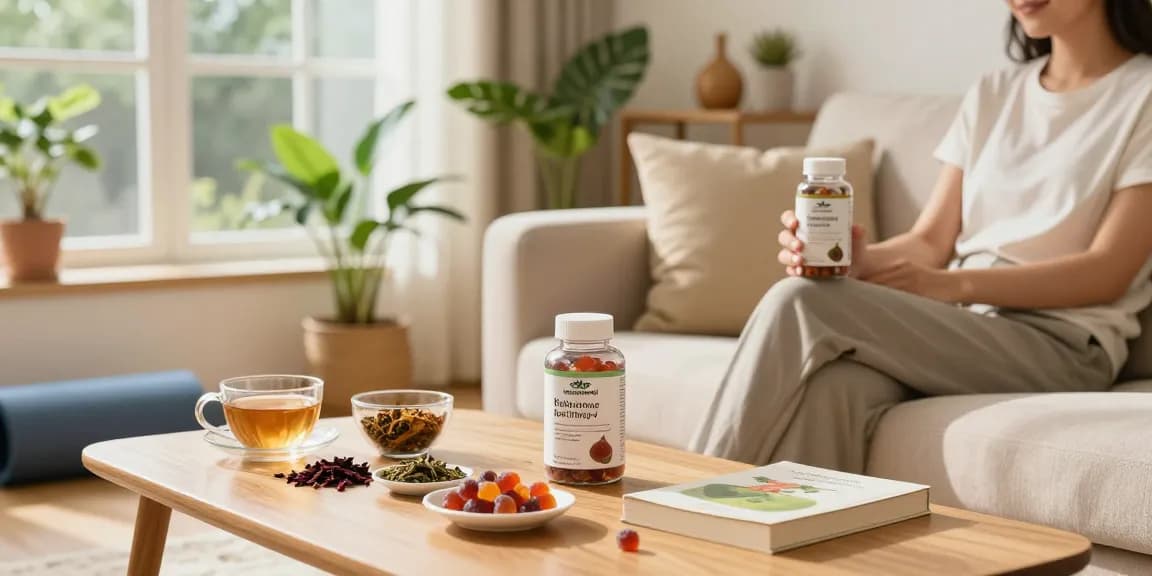 High-quality kratom gummies in a cozy wellness space promoting relaxation and healthy living.
