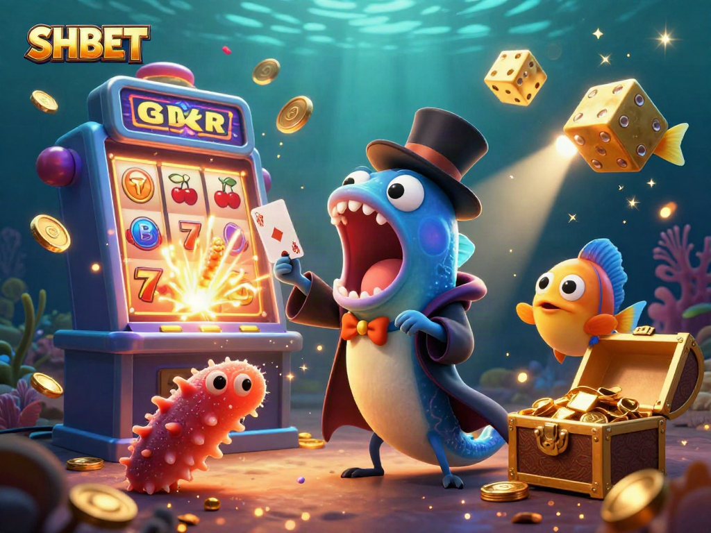 SHBET enhances gameplay excitement with an impressive jackpot explosion and vibrant casino elements.